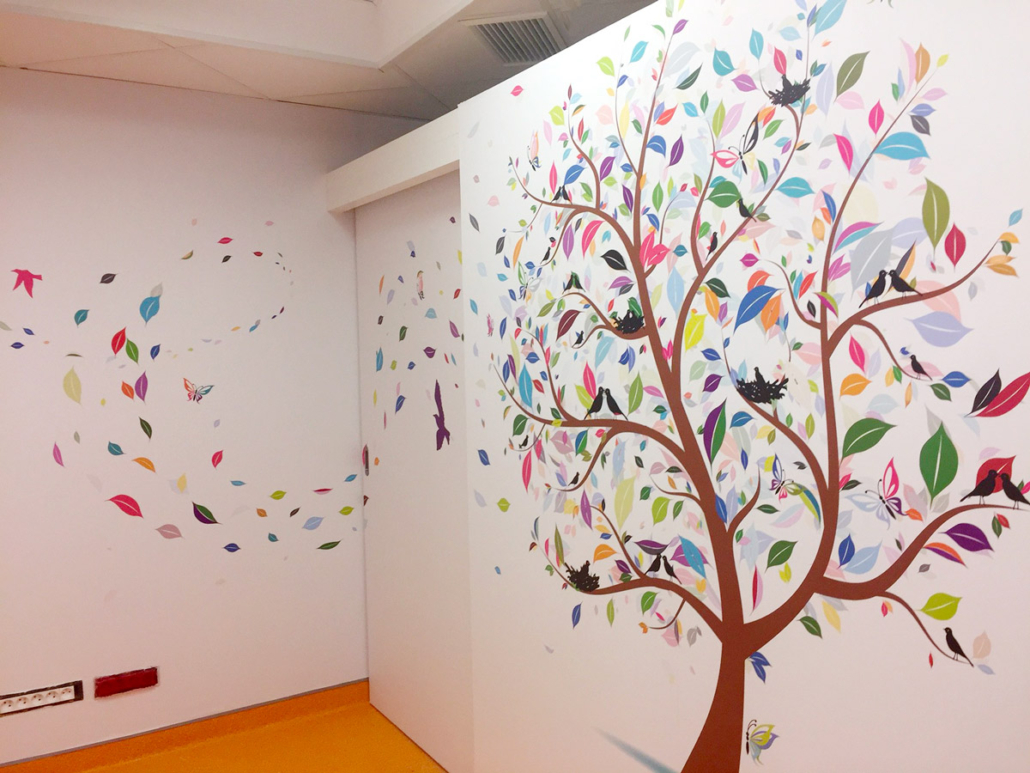 décoration murale arbre
