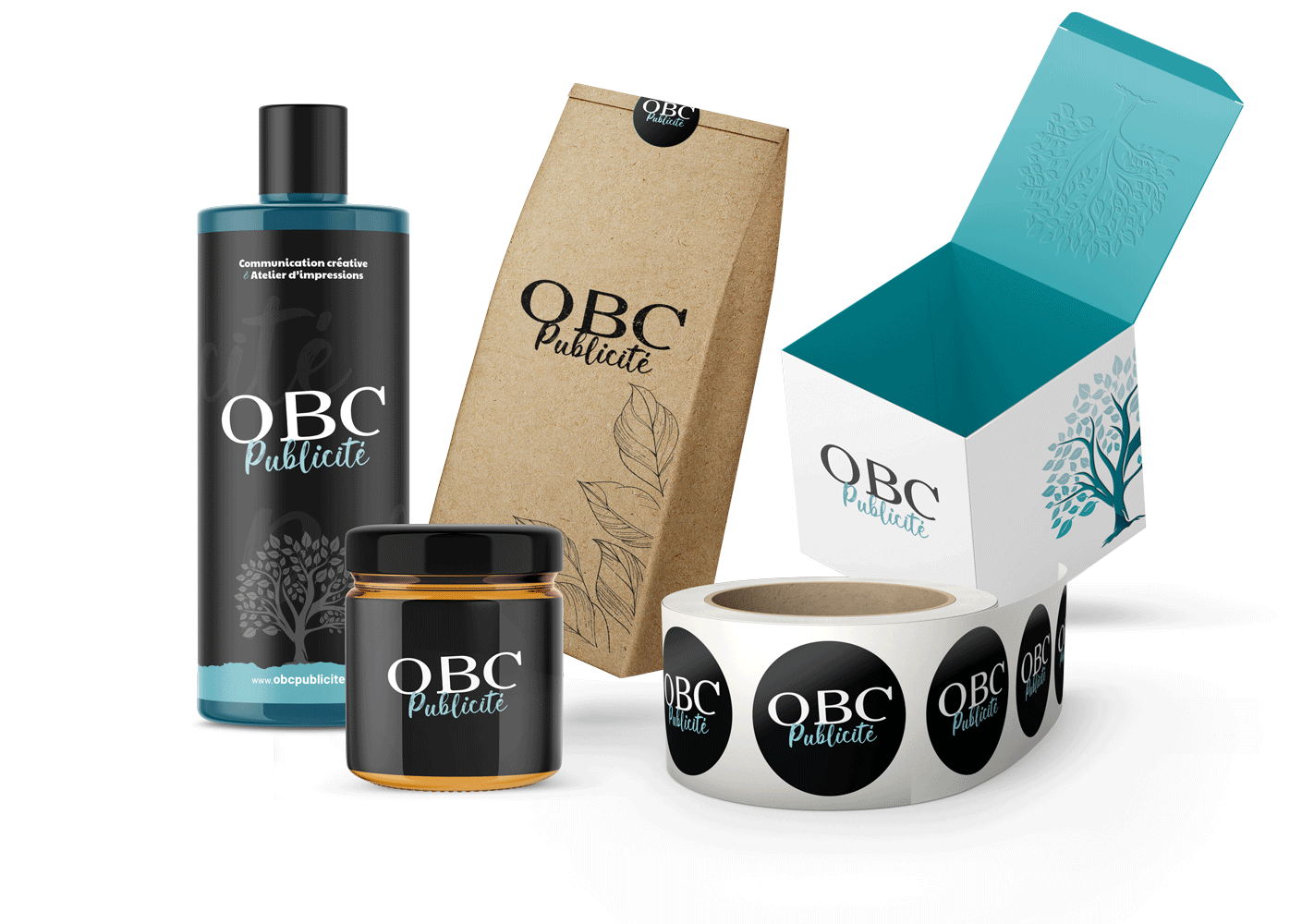 Packaging et étiquettes OBC publicité